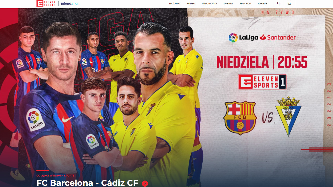 Robert Lewandowski - FC Barcelona w Eleven Sports